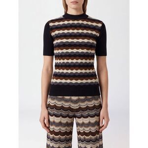 Marni Women Marni Slim Fit Multicolour Striped Virgin Wool Jumper